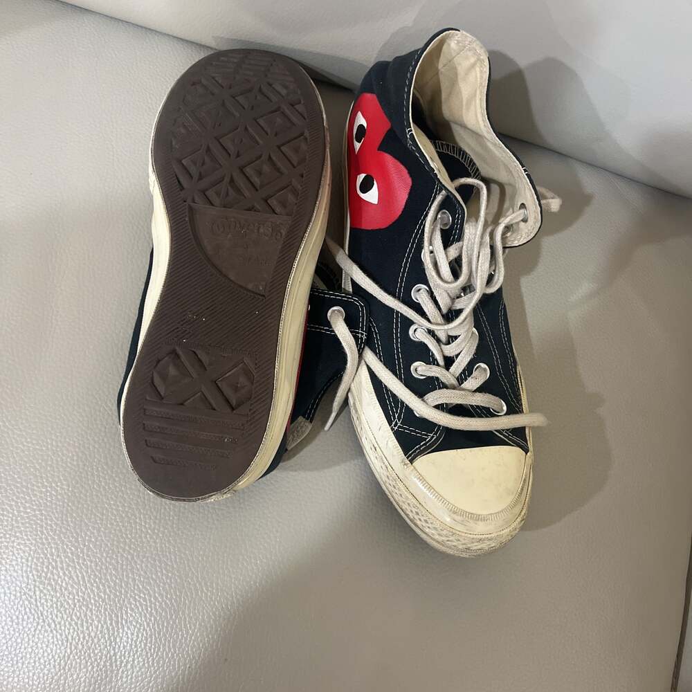 Converse x Comme des Garcons Play Chuck Taylor All-Star 70 High-Top Sneakers - Picture 4 of 5